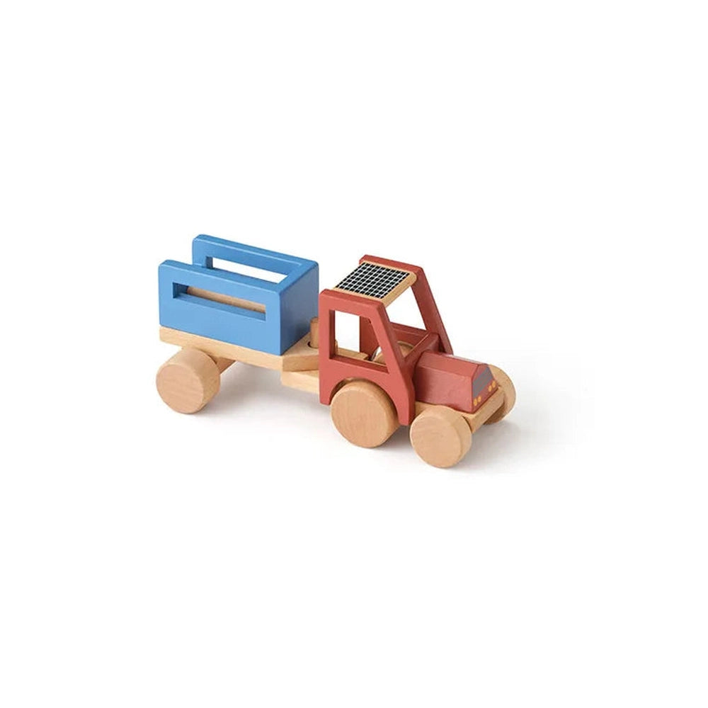 Kid's Concept Tracteur en bois Aiden, jouet en bois
