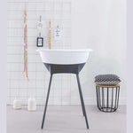 Luma Support de bain bébé - Gris foncé