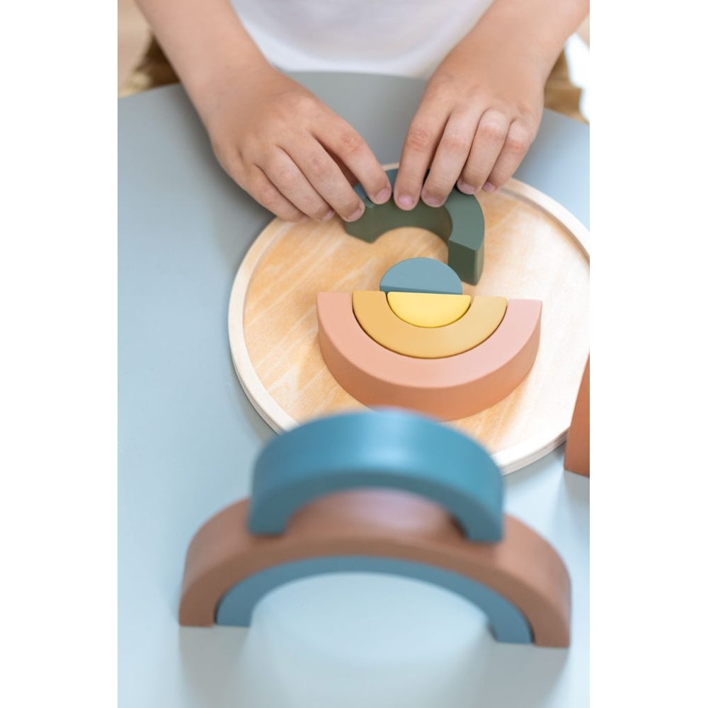 Flexa puzzle arc-en-ciel en bois