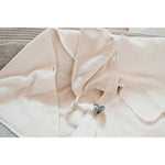 Koeka Couverture d’emmaillotage Terry Malaga blanc chaud