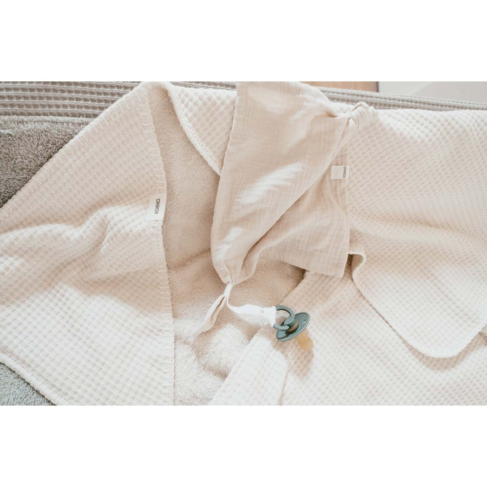Koeka Couverture d’emmaillotage Terry Malaga blanc chaud
