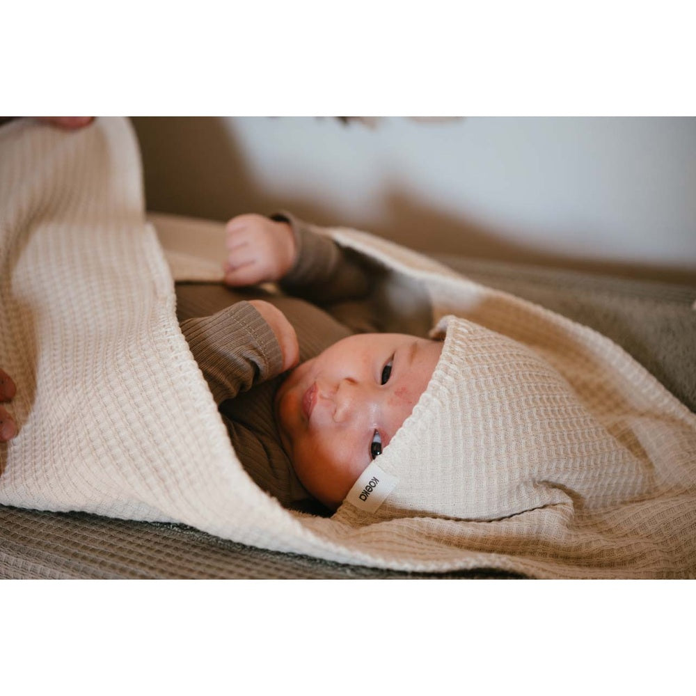 Koeka couverture enveloppante Terry Malaga Blanc chaud