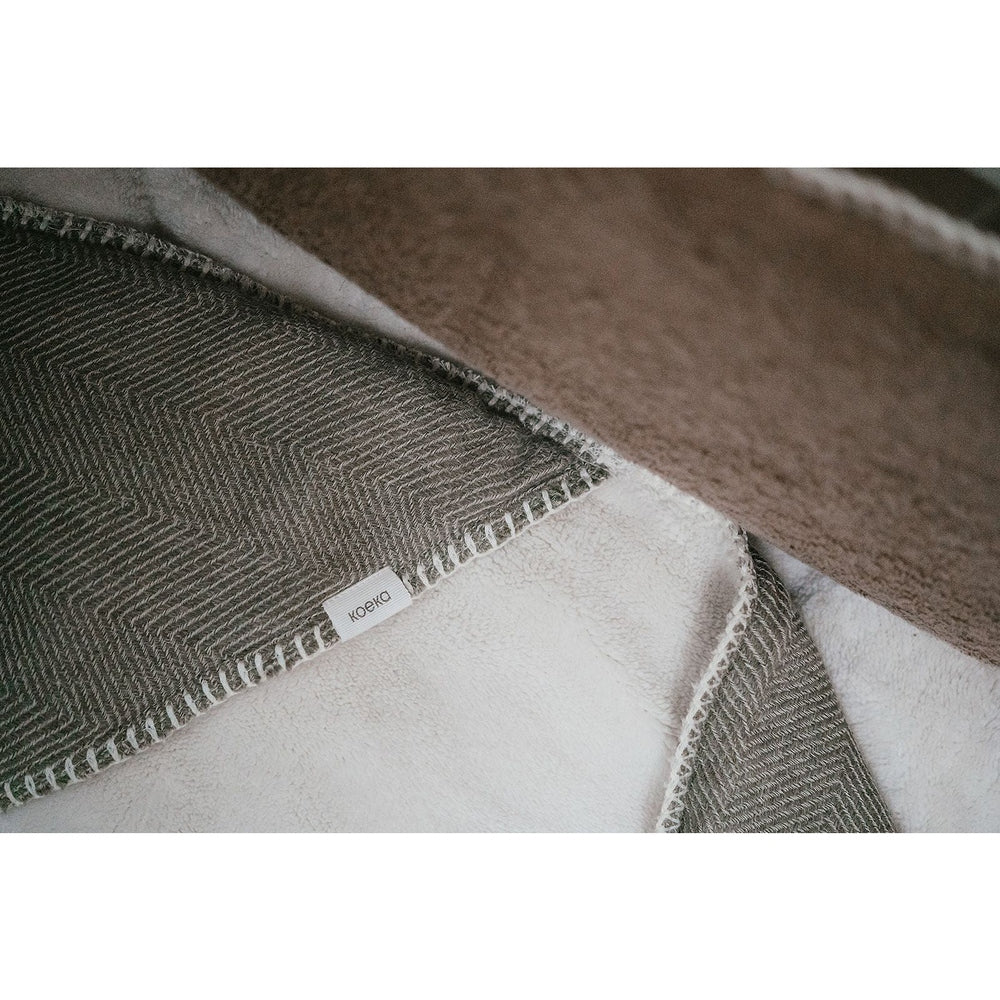 Couverture d'emmaillotage Teddy Montreal Moss - 100x100cm