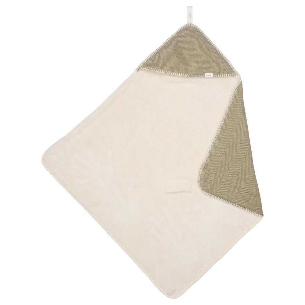 Koeka Couverture d'emmaillotage Teddy Montreal Moss - 100x100cm