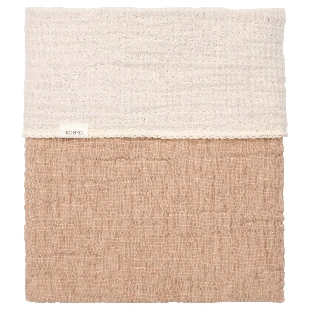 Koeka couverture de berceau Rivoli - Café | petite couverture 100x75 cm