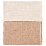 Koeka Couverture de berceau Rivoli - Café | Petite couverture 100x75 cm