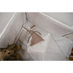 Koeka couverture d'emmaillotage Teddy Rivoli Stone - 100x100 cm