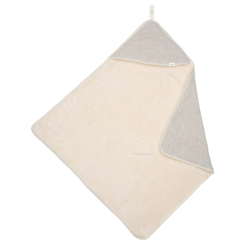 Koeka Couverture d'emmaillotage Teddy Rivoli Stone - 100x100cm