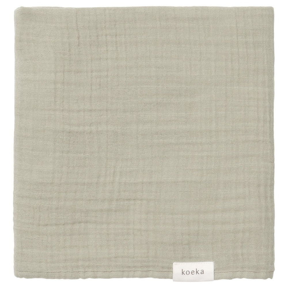 Koeka Lange d’emmaillotage Faro 75x75 Cm - Sauge