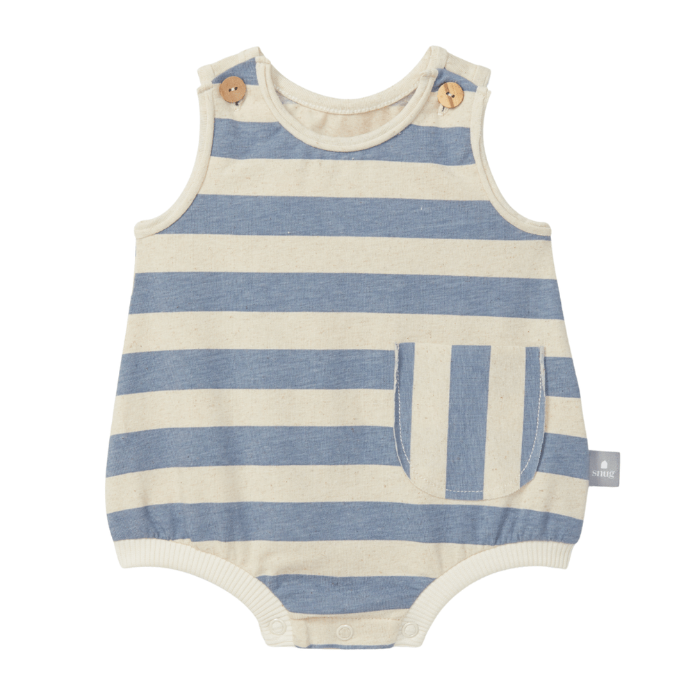 Snug Shortie en coton - Indigo