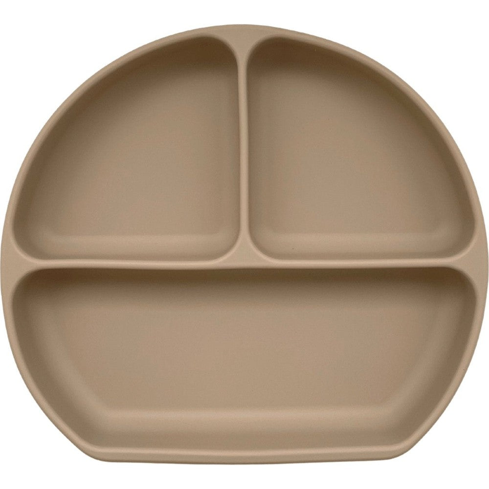 Mabebi Siena Assiette compartimentée avec ventouse - Beige