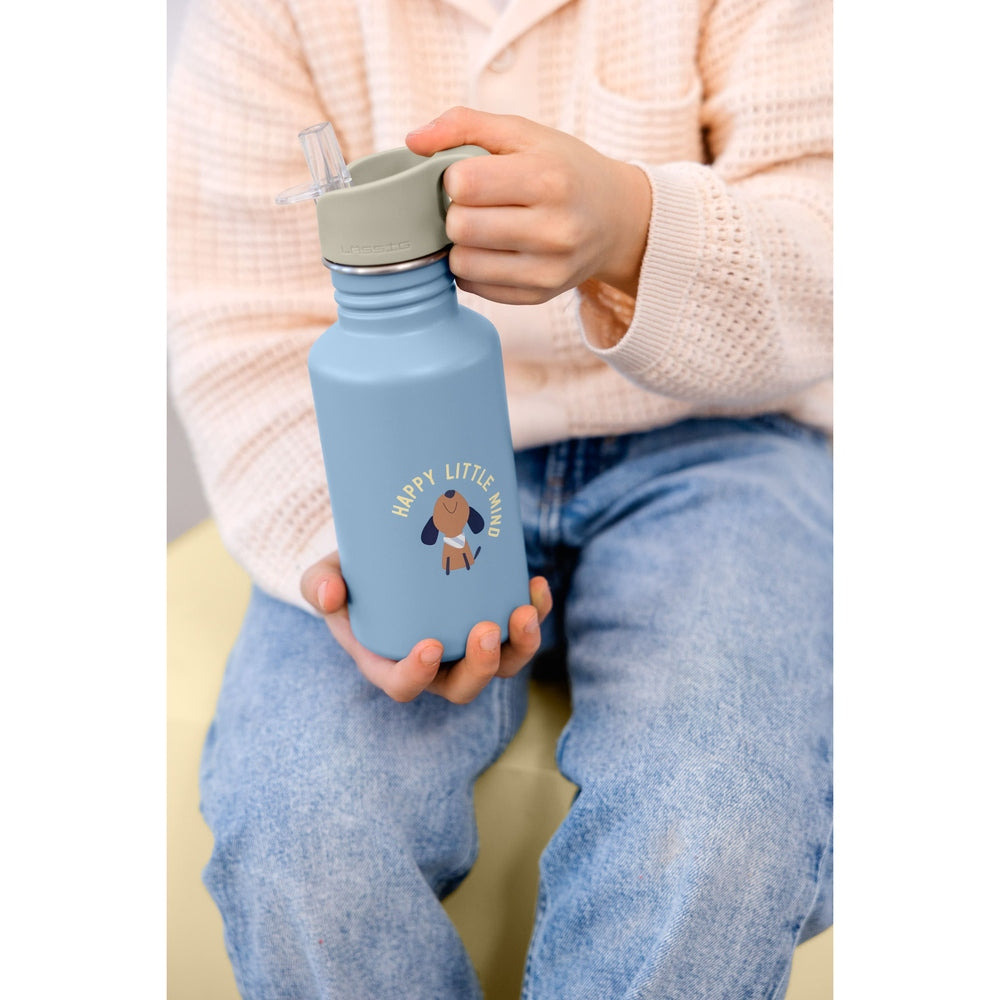 Lässig Bouteille en acier inoxydable Party 500 ml - Bleu/Vert