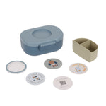 Boîte à goûter et lunchbox à motif Lässig - bleu