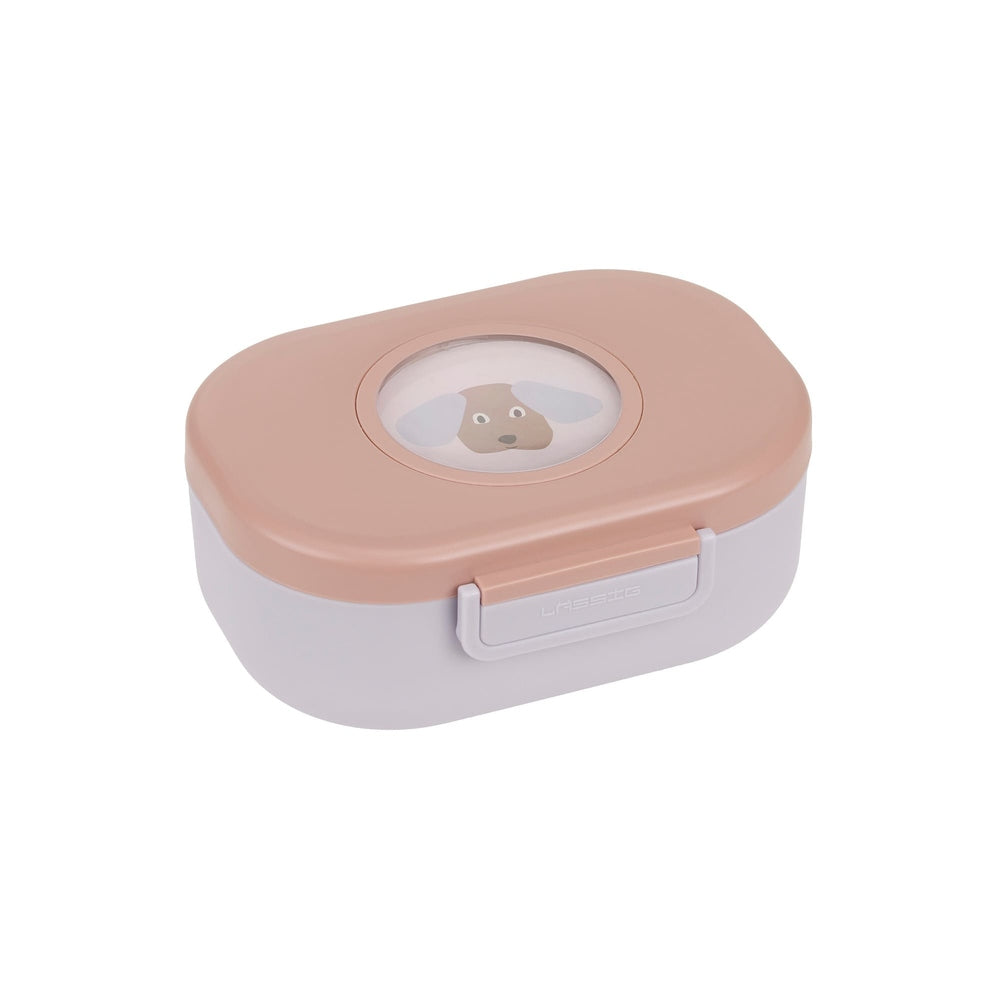 Lässig boîte à goûter et déjeuner à motif - rose