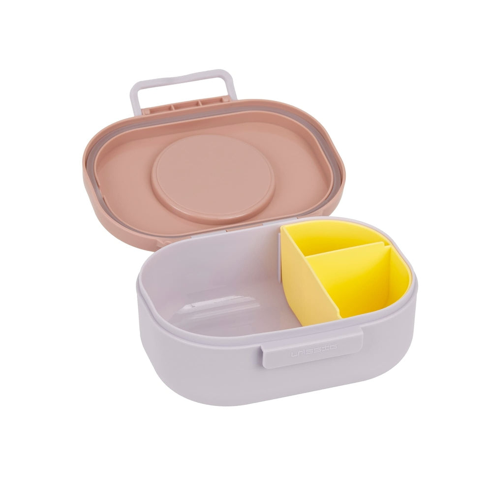 Boîte à goûter et à déjeuner Lässig à motif rose