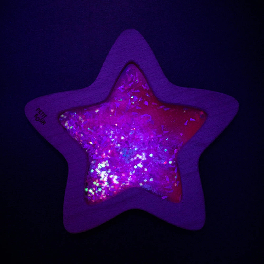 Petit Boum étoile sensorielle Nebula Met avec effet phosphorescent