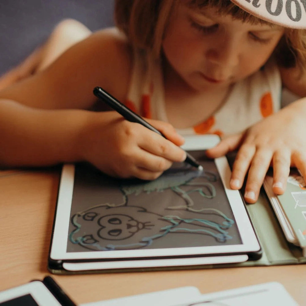 Kidywolf Kidydraw Mini tablette à dessin REFILL - Il était une fois / Animaux