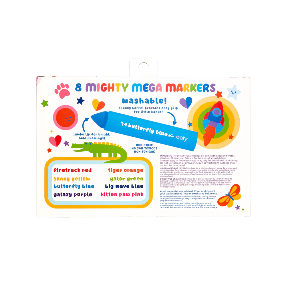 Ooly Mighty Mega Markers - Feutres extra épais
