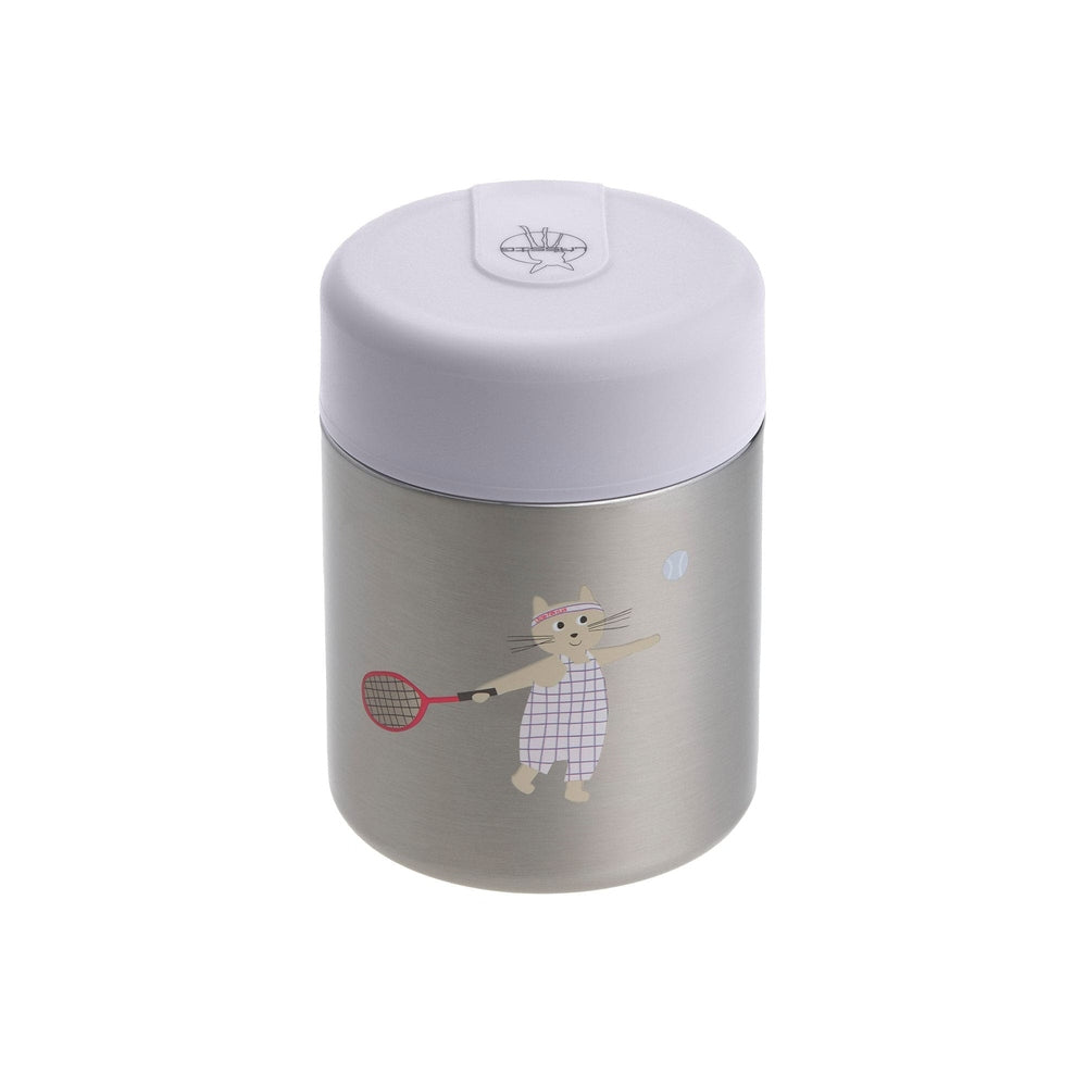 Lässig Pot de conservation/thermos pour aliments / Food Jar - Tiny Team Cat