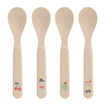 Set de 4 cuillères pour enfants Lässig - Happy Fruits Cherry