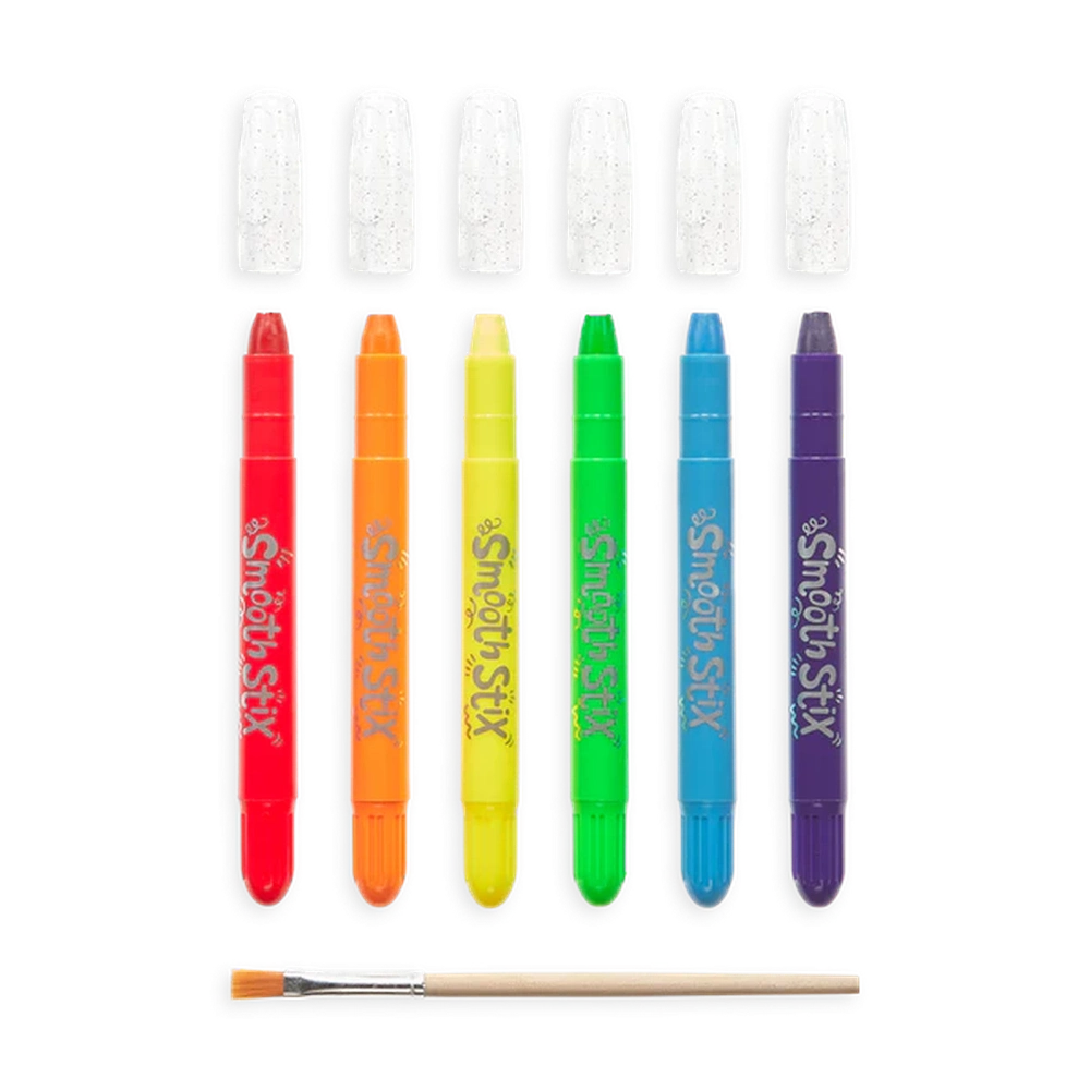 Ooly Smooth Stix crayons gel aquarelle | Lot de 6