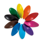 Ooly Left Right Crayons - Crayons de couleur avec bonne prise en main