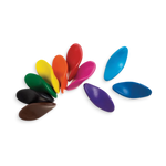 Ooly Left Right Crayons - Crayons de couleur avec bonne prise en main