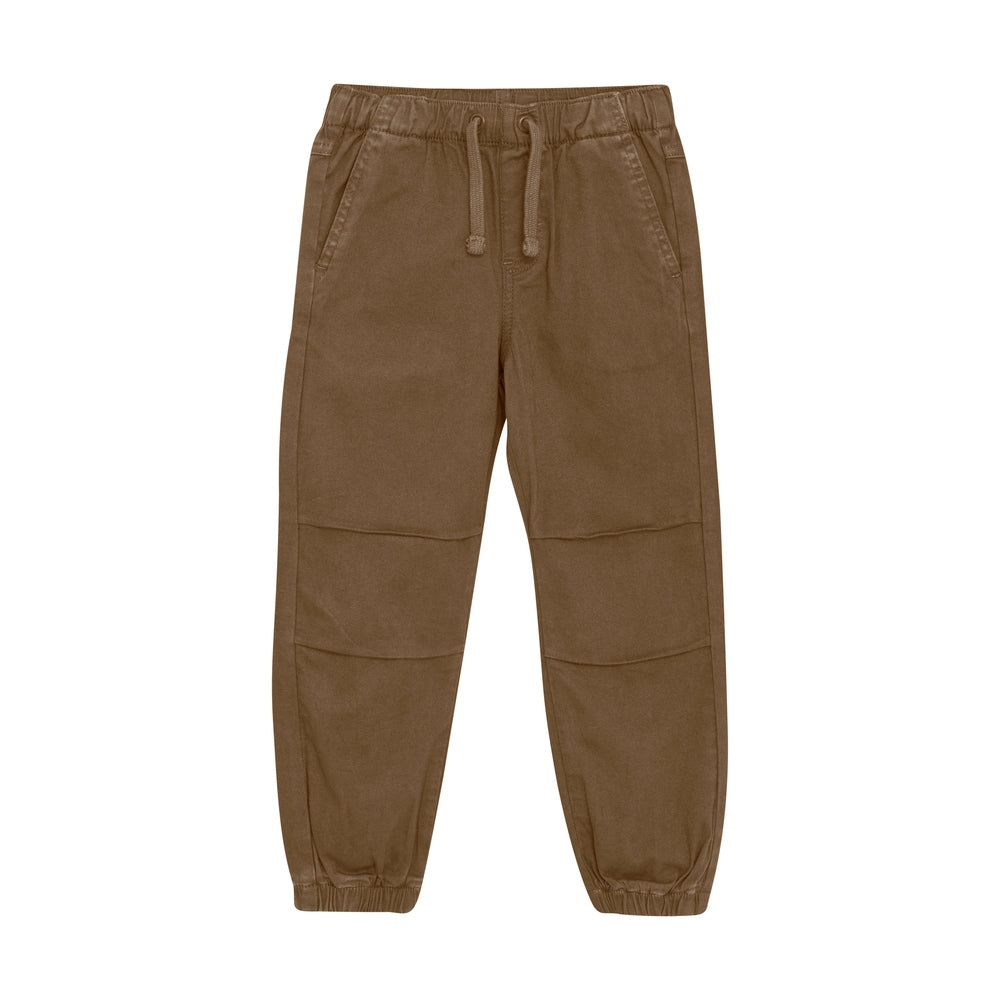 Minymo Pantalon en sergé - Marron