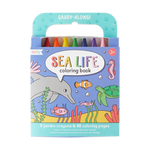 Ooly Livret de coloriage à emporter avec crayons - Vie marine