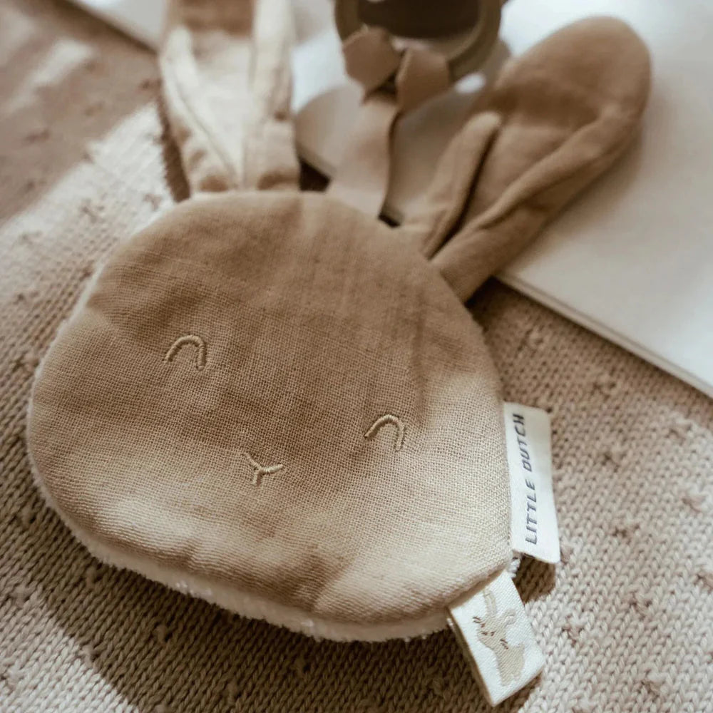 Little Dutch lange doudou hydrophile lapin - beige