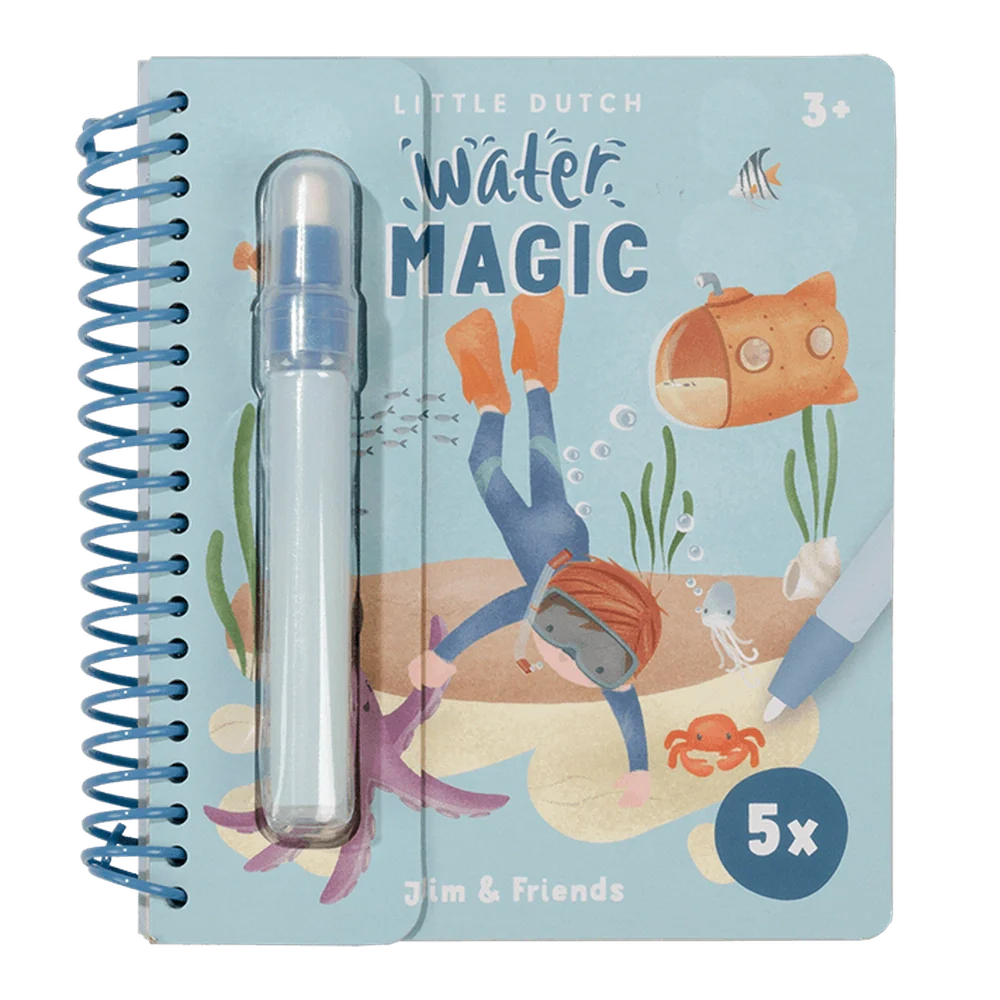 Little Dutch Livre de coloriage à l’eau Jim & Friends