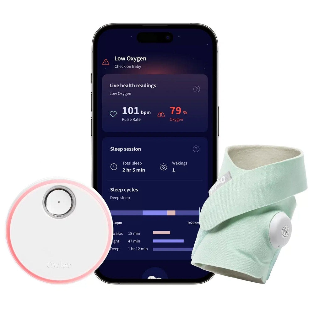 Owlet Dream Sock avec moniteur - menthe