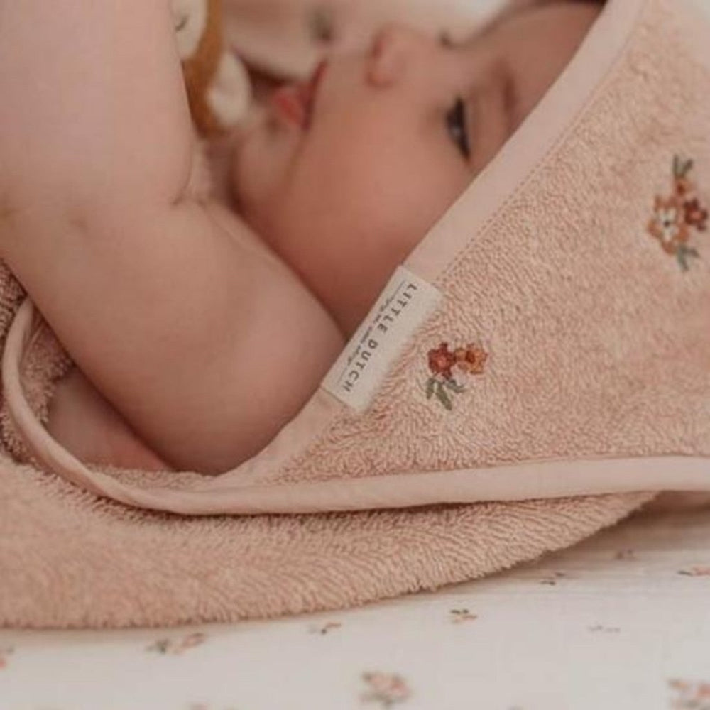Cape de bain Little Dutch - Blossom brodé