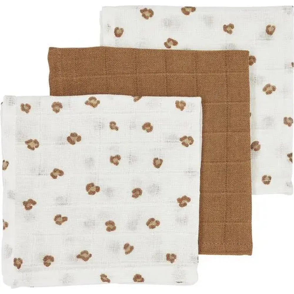 Meyco 3 langes hydrophiles / tetradoeken en coton 30x30 - Mini Panther Toffee