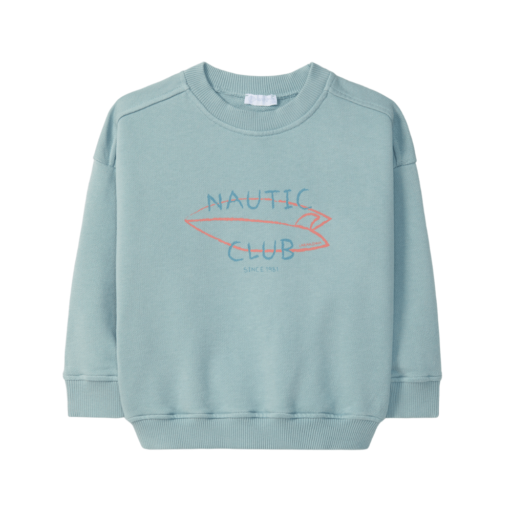 Laranjinha Sweat-shirt confortable pour enfants - Bleu pétrole