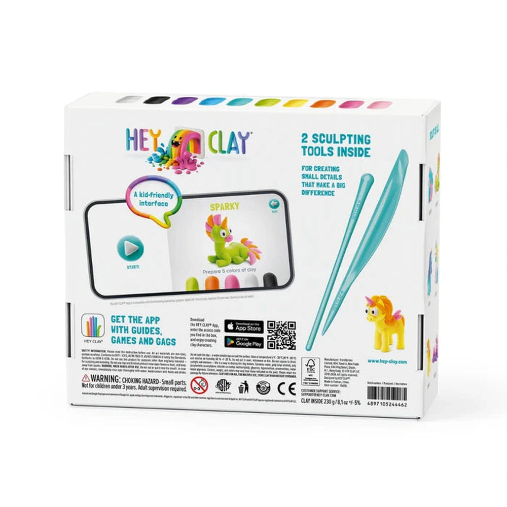 Hey Clay Argile auto-durcissante Licornes - 15 pots