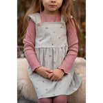 Little Dutch T-shirt à manches longues en coton bio - Flower/Rouge