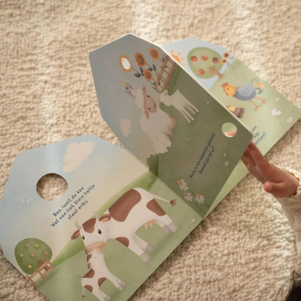 Little Dutch Livre pour enfants Mon livre à fenêtres - Ferme