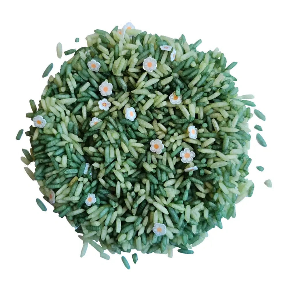Grennn riz à jouer mélange fleur blanche 750 gram
