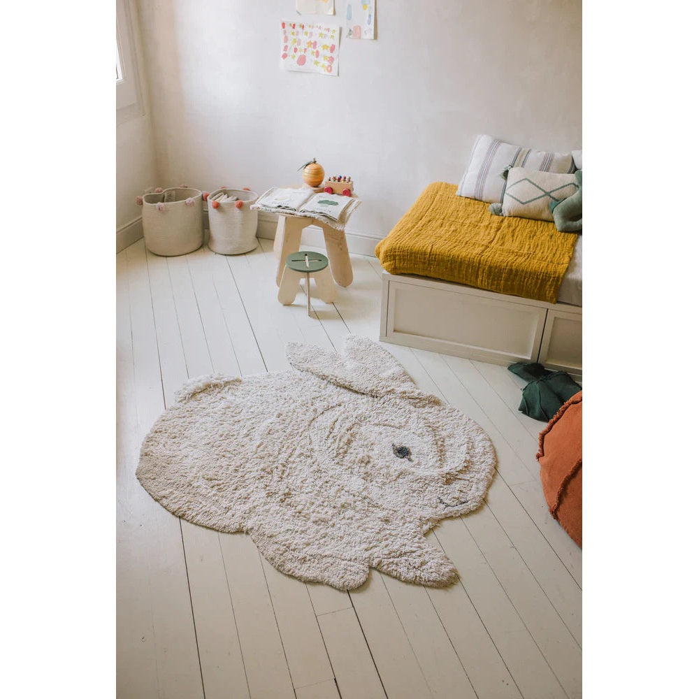 Lorena Canals Tapis lavable Bunny 135x135cm