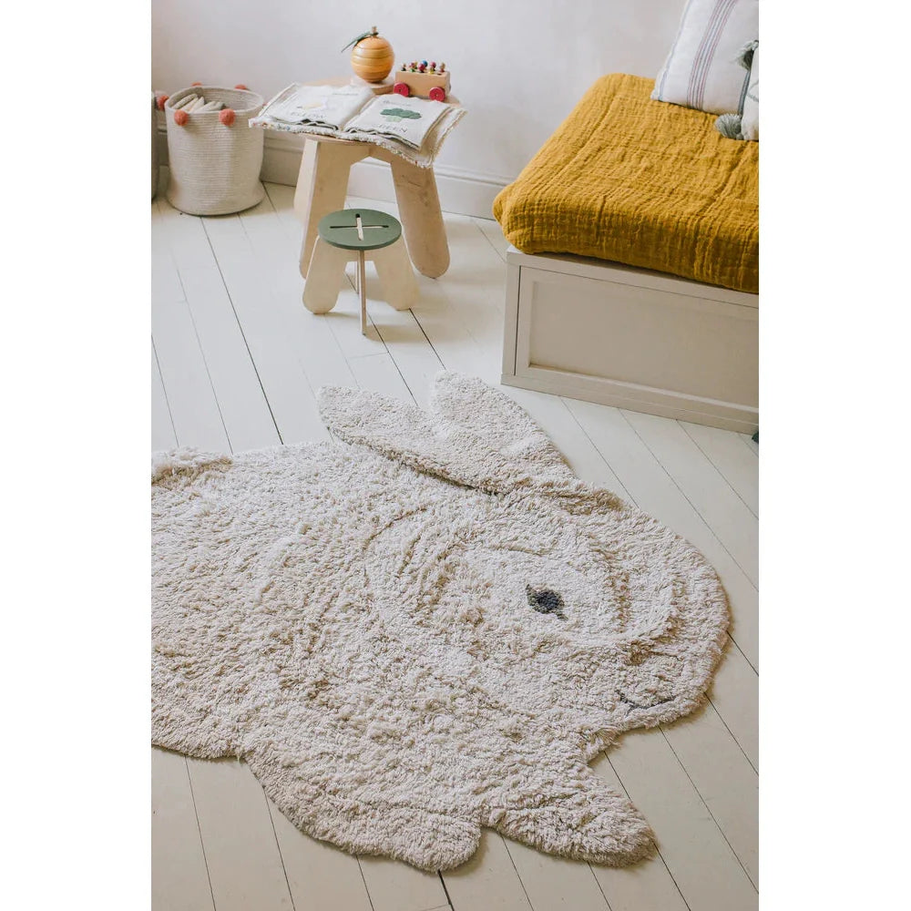 Lorena Canals Tapis lavable Bunny 135x135cm
