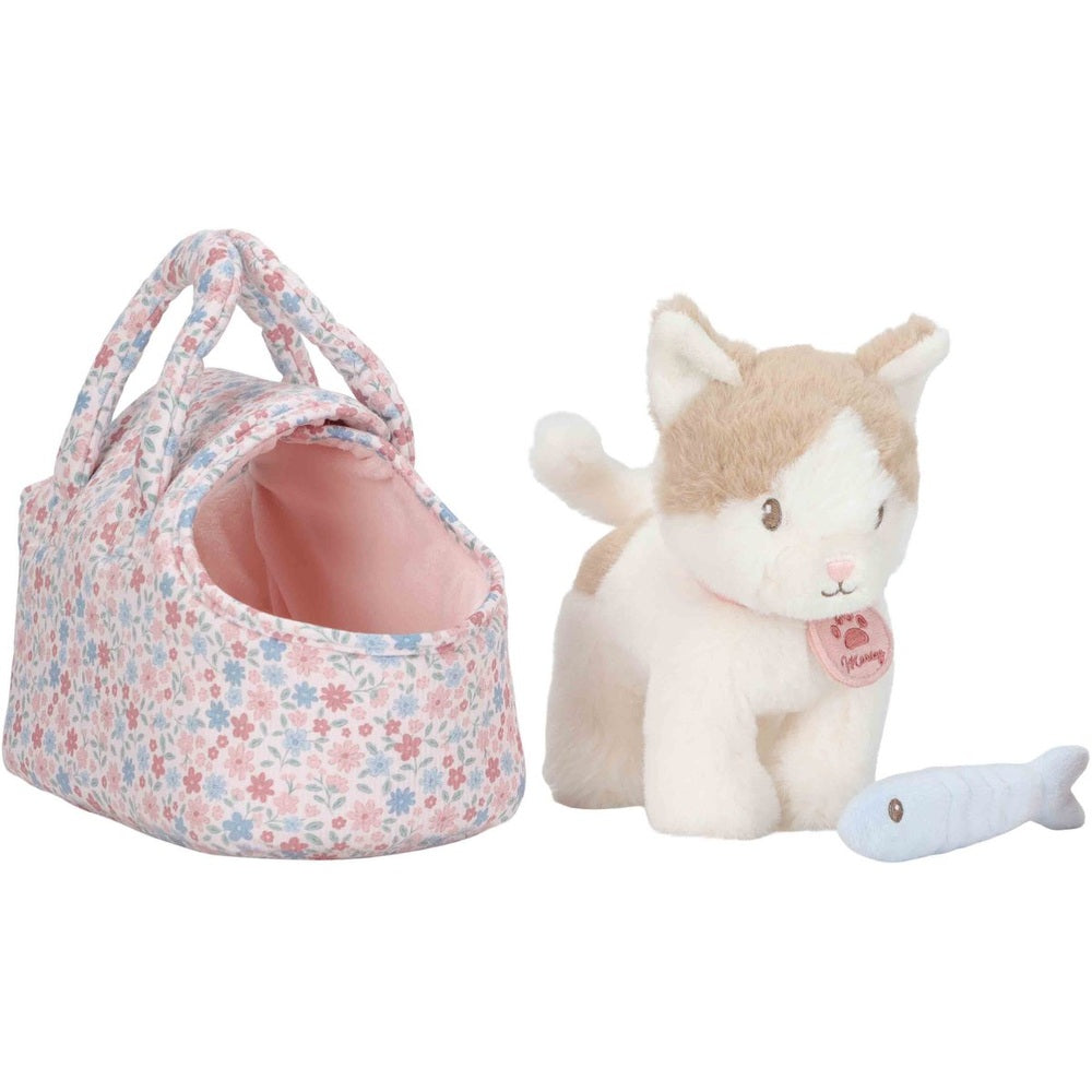 Peluche chat Little Dutch dans un sac