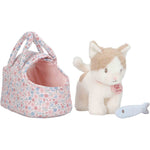 Peluche chat Little Dutch dans un sac