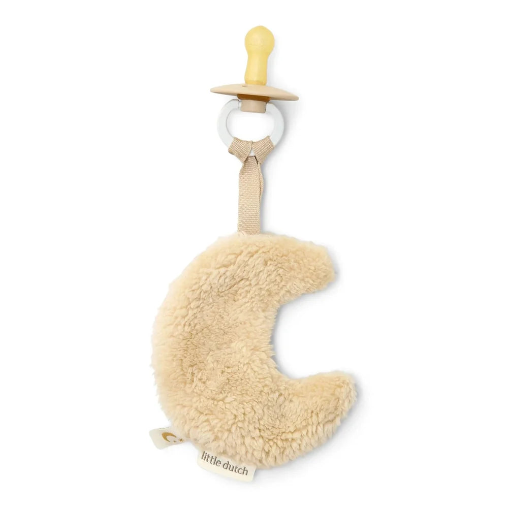 Little Dutch Doudou d’attache Lune - Beige