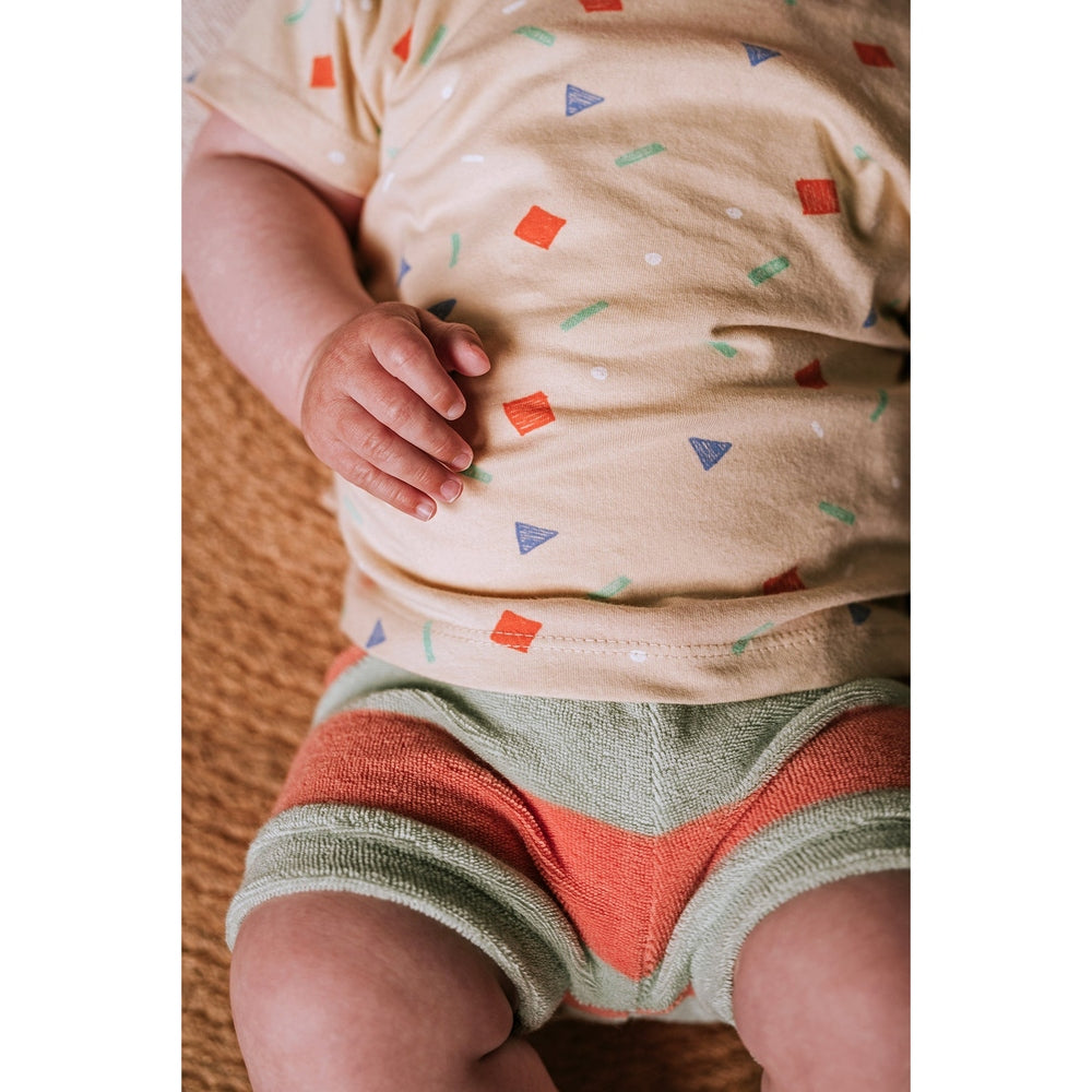 Shorts bébé en éponge Sproet & Sprout à rayures