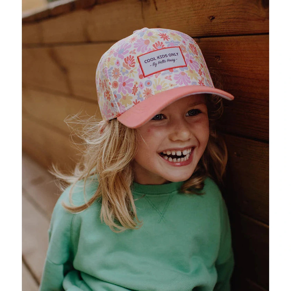 Hello Hossy Casquette Skater Retro Flowers