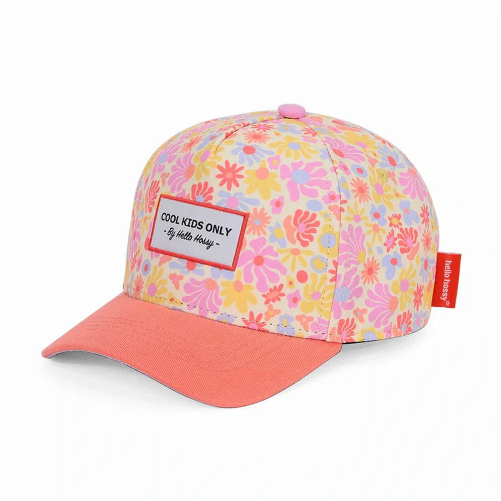 Hello Hossy casquette skater Fleurs rétro