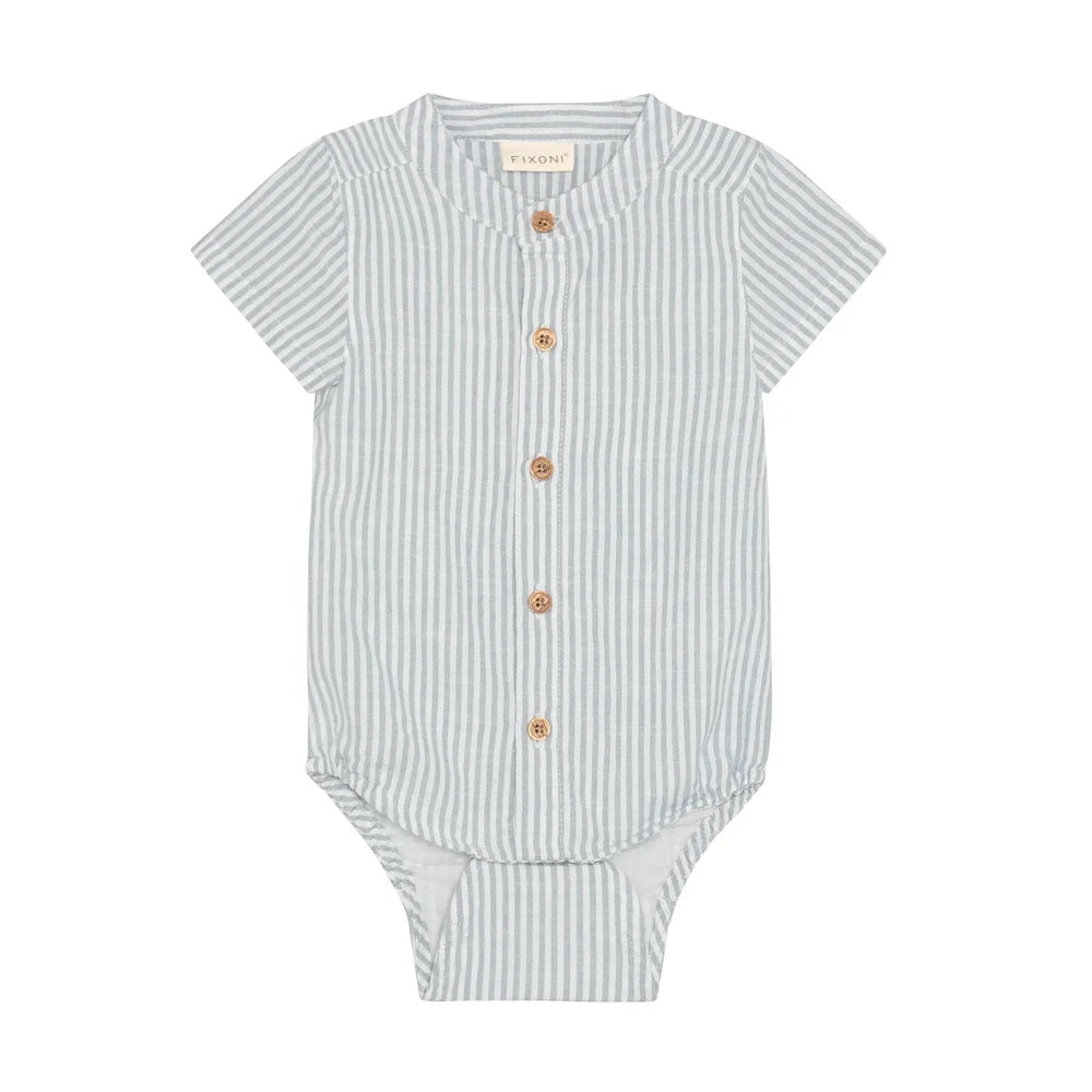 Fixoni Body-shirt tissé bleu - Mountain Spring