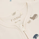 Pyjama Fixoni avec pieds bleu - Arctic Ice