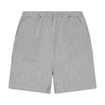Huttelihut Shorts rayés pour enfant – short d’été léger – bleu marine foncé